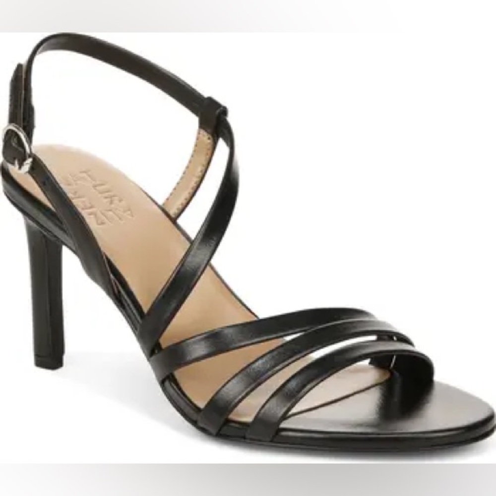 Naturalizer Elegant Black Strappy Heels